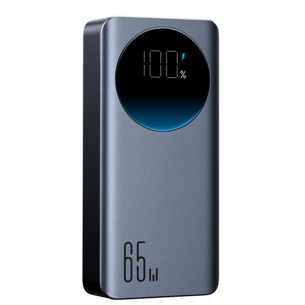 Joyroom JR-PBF05 Pro 30000mAh 65W Powerbank mit Digitalanzeige, 2x USB-C, 1x USB-A – Schwarz – Produktansicht