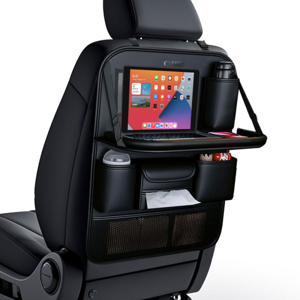 Tech-Protect UCA100 Auto-Organizer, Schwarz – Produktansicht