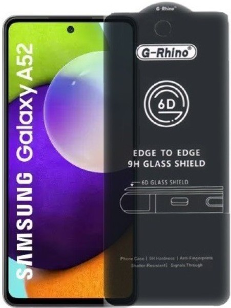 2 Stück Panzerglas für Samsung Galaxy A52s /A52 5G, Volle Abdeckung, Anti-Fingerprint