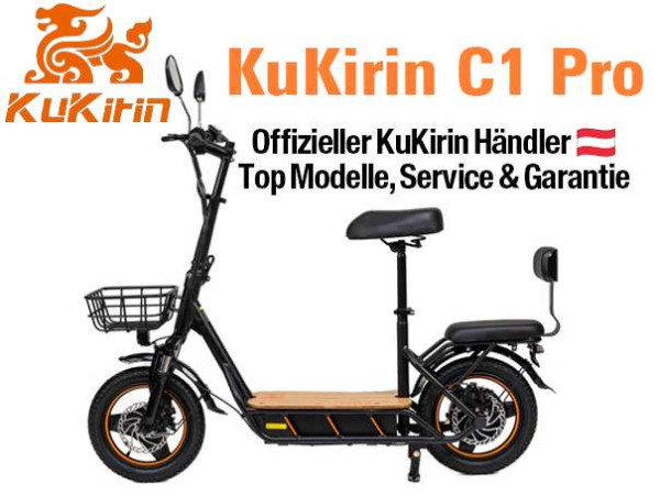 KuKirin C1 Pro Elektroroller – 48V 26Ah – 500W Motor – Gesamtansicht