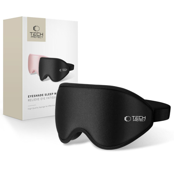 Tech-Protect Eyeshade Schlafmaske – Schwarz – Produktansicht